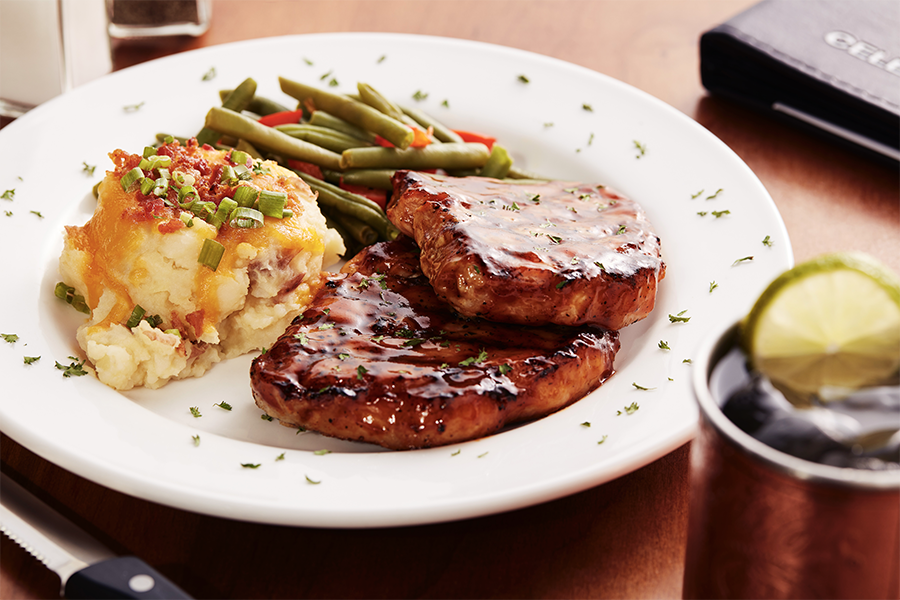 Glazed Pork Chops at Big Whiskey's