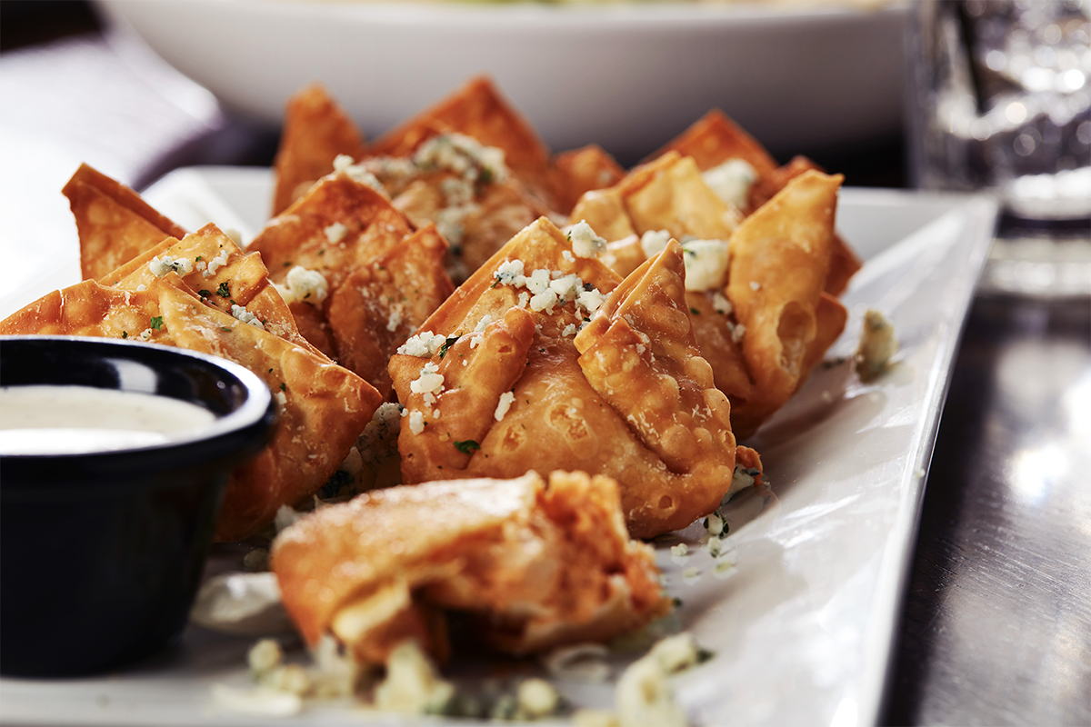 Big Whiskey's Buffalo Chicken Wontons Appetizer in Tulsa, Oklahoma