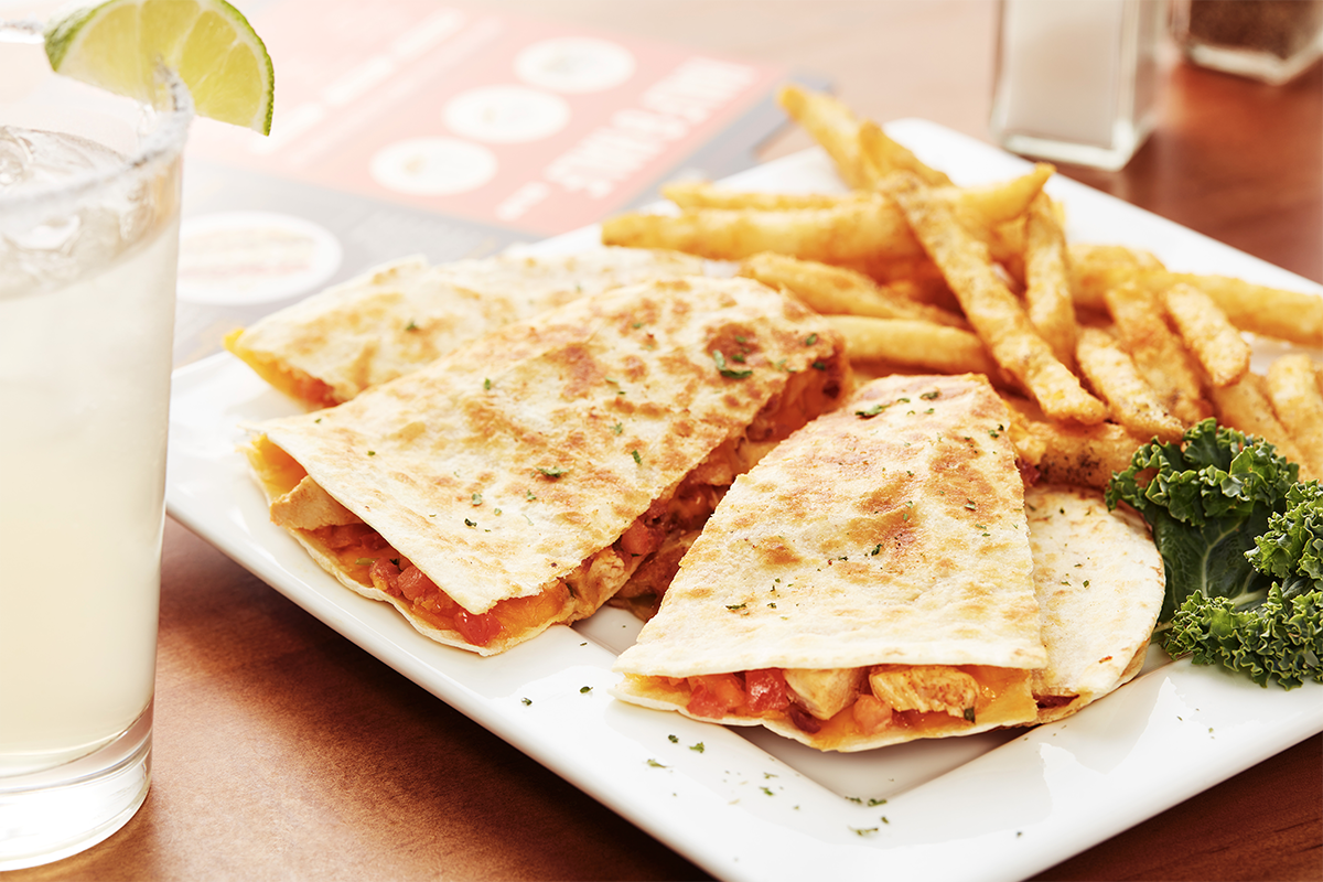 Big Whiskey's Chicken Bacon Quesadilla in Tulsa, Oklahoma