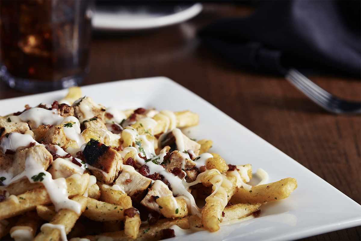 Big Whiskey's Chicken Bacon Ranch Fries Appetizer in Tulsa, Oklahoma