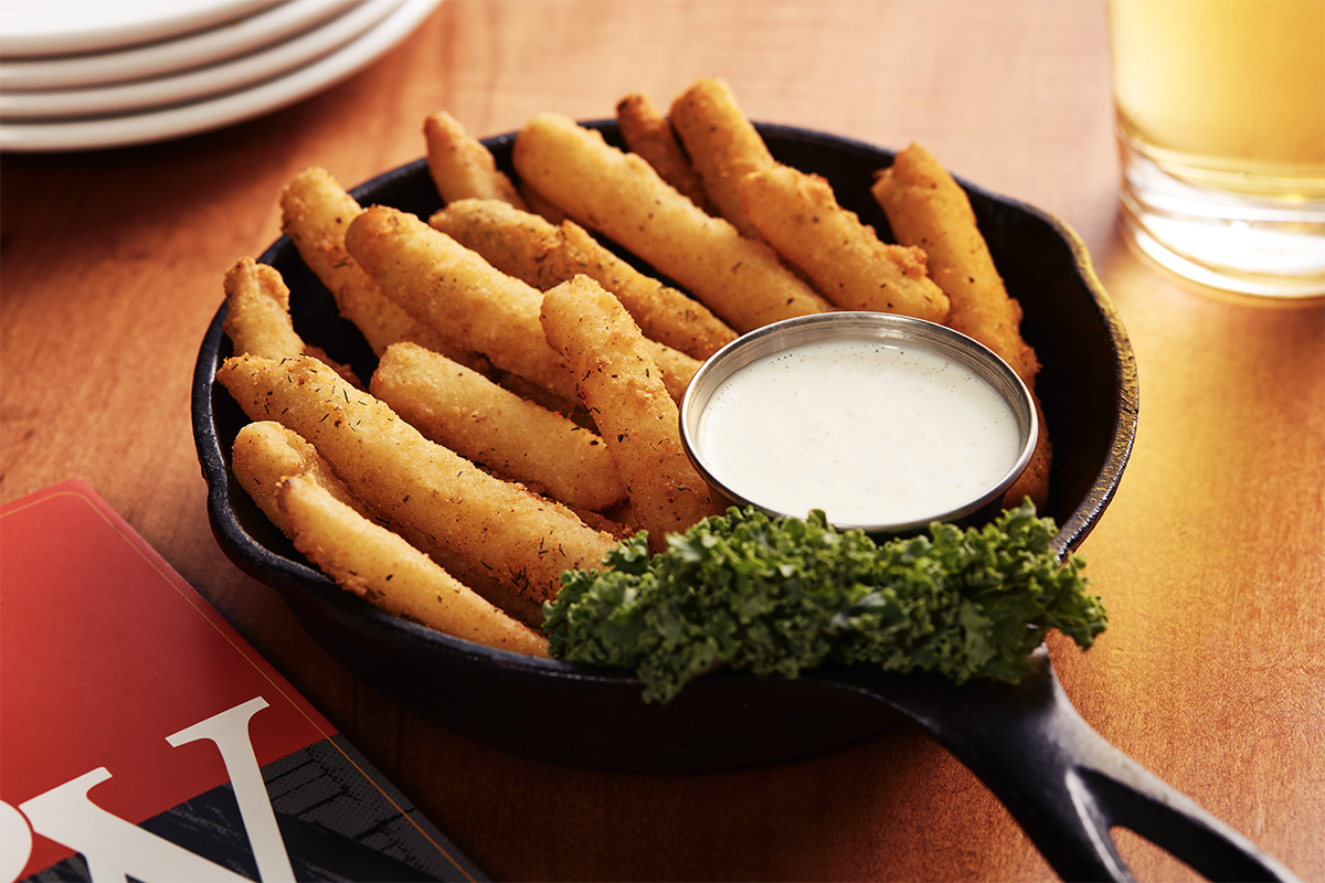 Big Whiskey's Fried Pickles Appetizer in Tulsa, Oklahoma