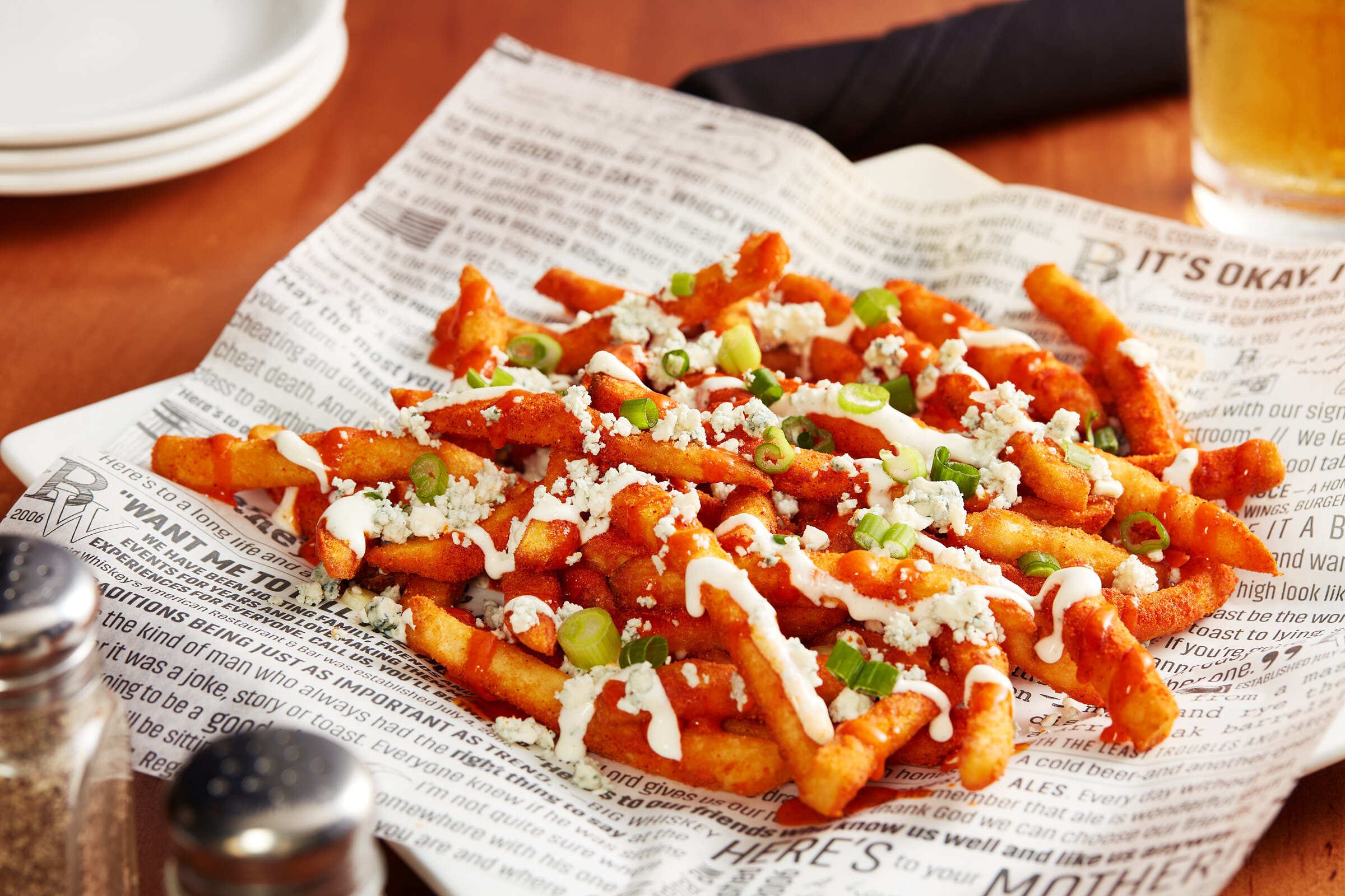 Loaded Buffalo French Fries