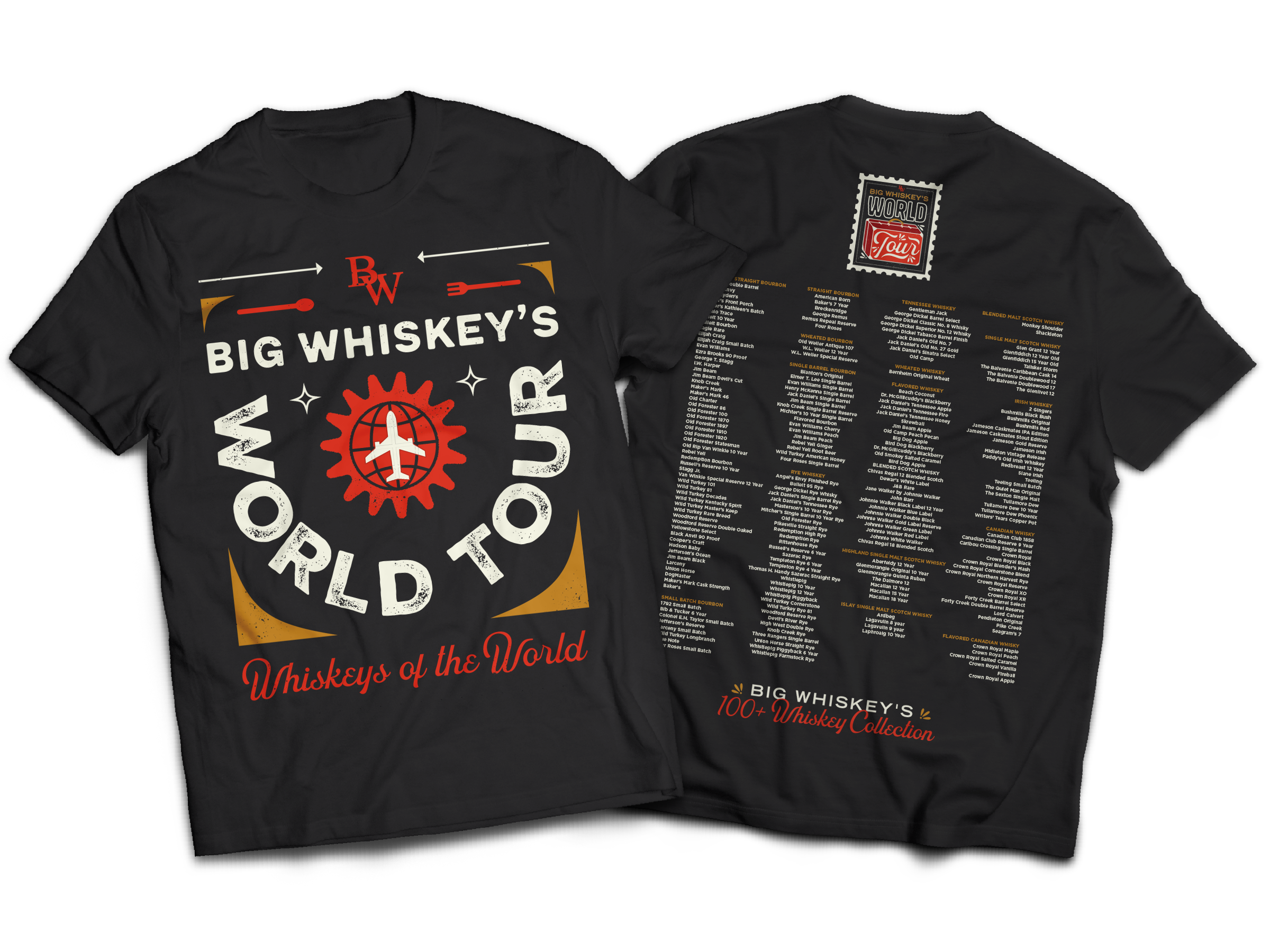 Whiskey's World Tour T-Shirt