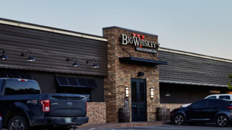 For delivery in Tulsa OK, Big Whiskey’s American Restaurant and Bar has a Restaurant location nearby